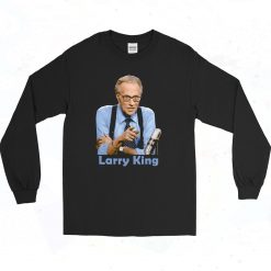 Larry King Live American Television Authentic Longe Sleeve Shirt