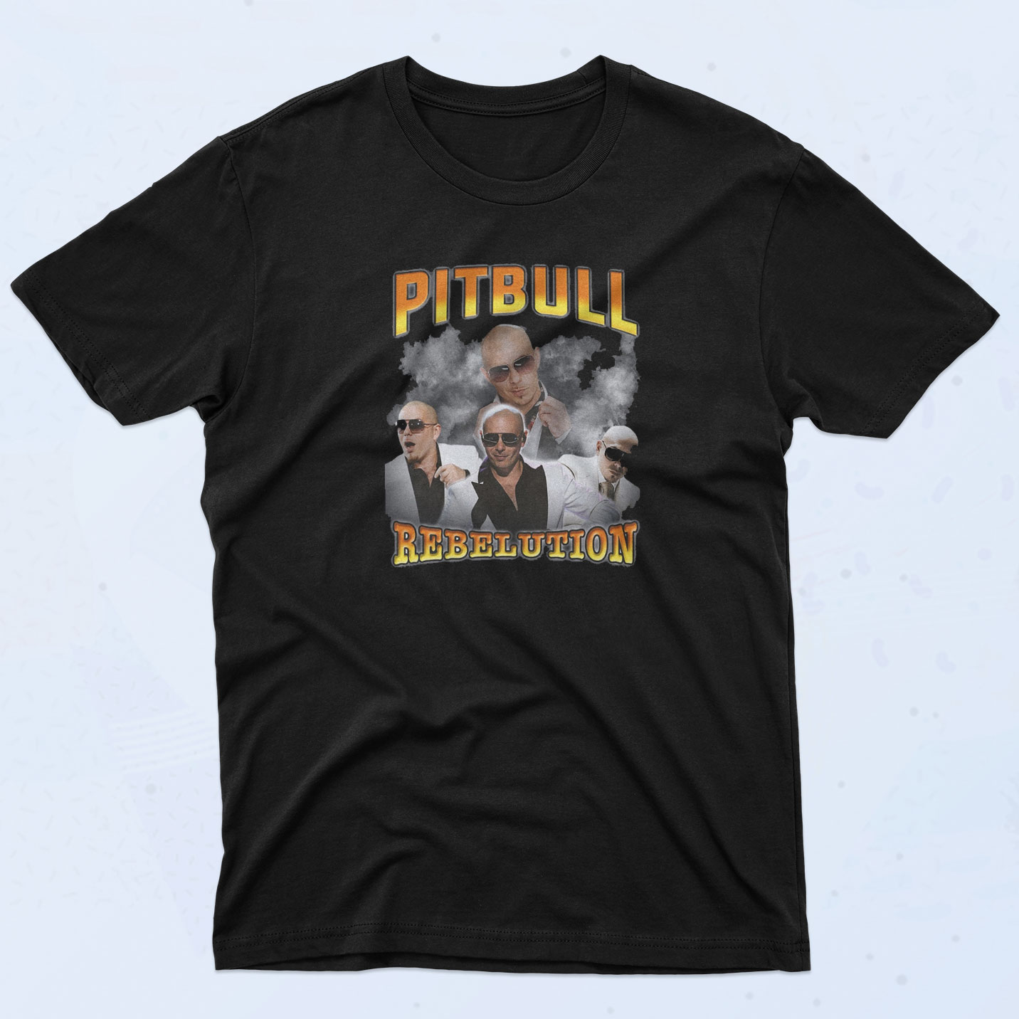 Rapper Pitbull Rebelution Fashionable T Shirt - 90sclothes.com