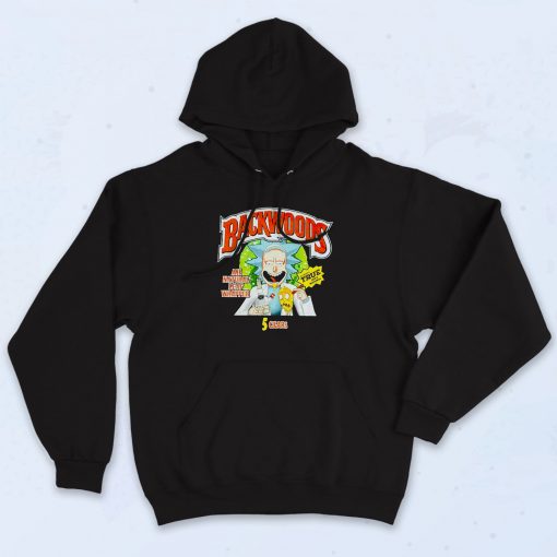 Rick Morty Backwoods All Natural Leaf Classic Hoodie