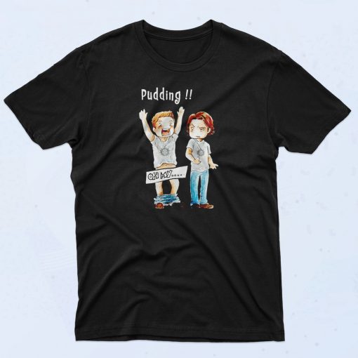 Supernatural Pudding Dean And Sam Winchester Classic 90s T Shirt