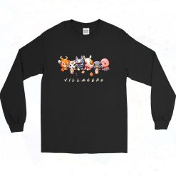 Villagers Animal Crossing X Friends Authentic Longe Sleeve Shirt