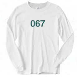 Squid Game Player 067 Vintage Long Sleeve Shirt