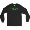 Slut Shrek Graphic Long Sleeve Shirt