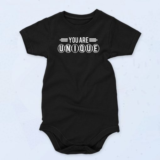 You Are Unique Baby Onesie