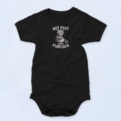 Not Fast Just Furious Cat Baby Onesie
