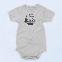 Stay Home For Peace Joan Baez Baby Onesie
