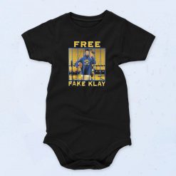 Daws Wearing Free Fake Klay Baby Onesie