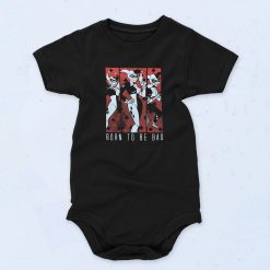 Harley Quinn Born To Be Bad Baby Onesie