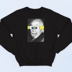 Albert Einstein Spongebobs Eyes Funny Sweatshirt