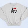 I Love Steve Lacy Retro Sweatshirt