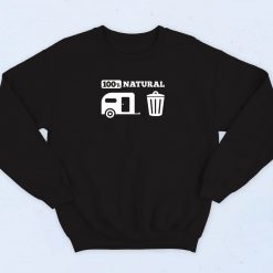 100 Natural Trailer Trash Sweatshirt