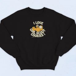 Garfield I Love Girl Scout Cookies Sweatshirt