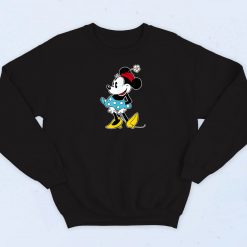 Minnie Mouse Flower Hat Sweatshirt