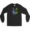Rainbow Music Cat Long Sleeve Shirt