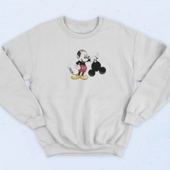 Bald Mickey Mouse Ears Sweatshirt