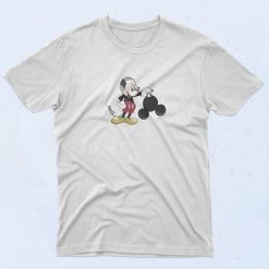 Bald Mickey Mouse Ears T Shirt