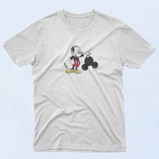 Bald Mickey Mouse Ears T Shirt