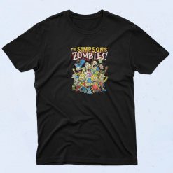 Halloween Simpsons Zombies T Shirt