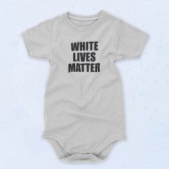Kanye West White Lives Matter Baby Onesie