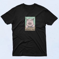 Ninja Pig Poster T Shirt