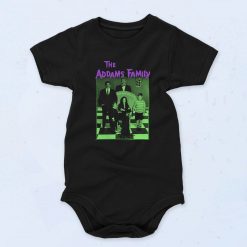 The Addams Family Homage Baby Onesie