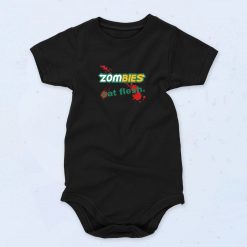 Zombies Eat Flesh Baby Onesie