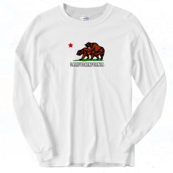 Bear Califucinfornia Funny Long Sleeve Shirt