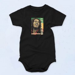 Bob Marley One Love One Heart Baby Onesie