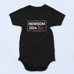 Gavin Newsom 2024 For President Baby Onesie