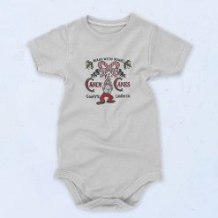 Goofys Candy Canes Baby Onesie