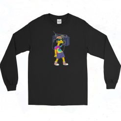 Krusty The Clown Hip Hop Long Sleeve Shirt