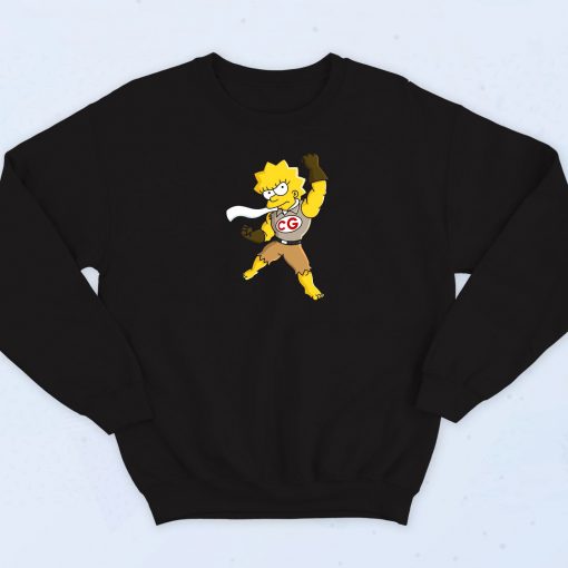 Lisa Simpson Clobber Girl Sweatshirt