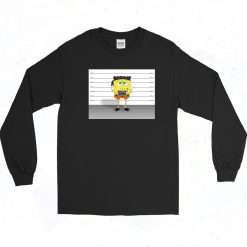 Spongebob Mugshot Long Sleeve Shirt