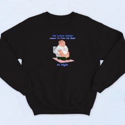 The Lonely Stoner Seems To Free His Mind Sweatshirt