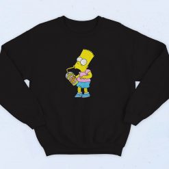 The Simpsons Bart Simpson Squishee Brain Freeze Sweatshirt