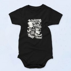 The Simpsons Bart and Milhouse Reckless Baby Onesie