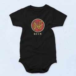 The Simpsons Duff Beer Baby Onesie