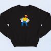 The Simpsons Groundskeeper Willie Tears Off Sweatshirt