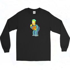 The Simpsons Homer Candy Feast Treehouse Long Sleeve Shirt