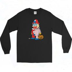 The Simpsons Ralph Clown Treehouse Long Sleeve Shirt