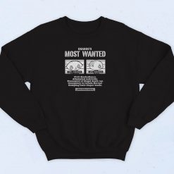 Stewie Griffin Quahogs Most Wanted Sweatshirt
