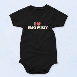 I Love Emo Pussy Unisex Baby Onesie