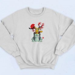 Pikachu And Bulbasaur Mashup Naruto Sweatshirt