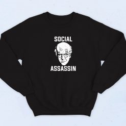 Social Assassin Larry David Retro Sweatshirt