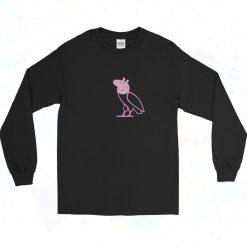 Ovo Owl Peppa Pig Funny 90s Long Sleeve Shirt