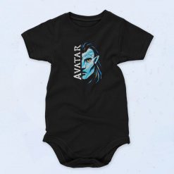 Avatar Face The Way Of Water 90s Baby Onesie