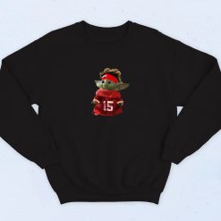 Baby Yoda 15 Parody 90s Sweatshirt