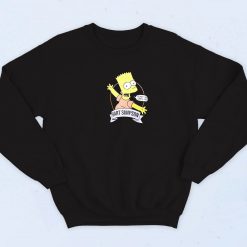 Bart simpson Feast Your Eyes Man Retro 90s Sweatshirt