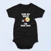 Kiss My Balls For Good Luck 90s Baby Onesie