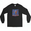 Spiderman 8 Bit Graphic 90s Long Sleeve Shirt